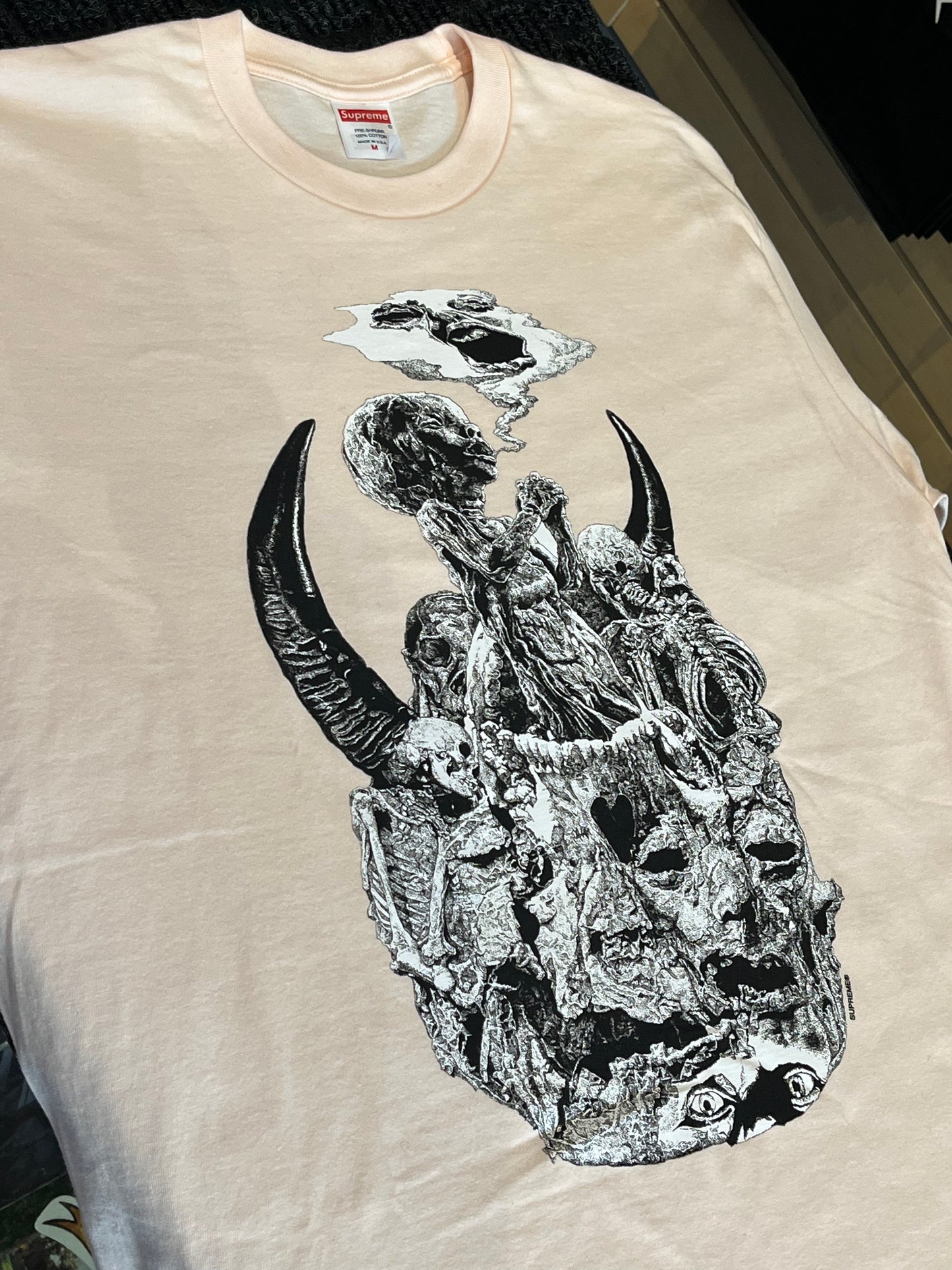 Supreme Mutant Tee Pale Pink