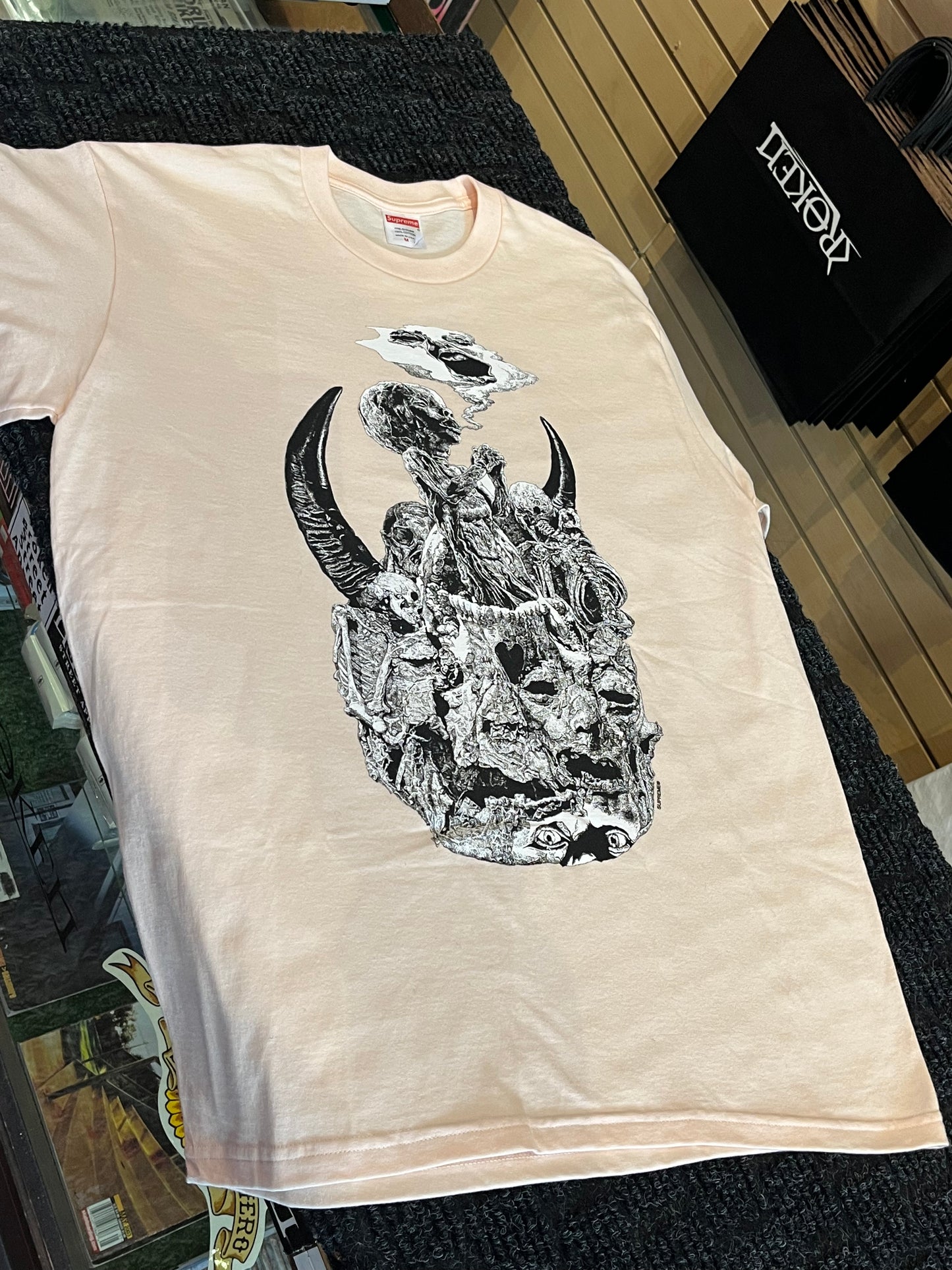 Supreme Mutant Tee Pale Pink