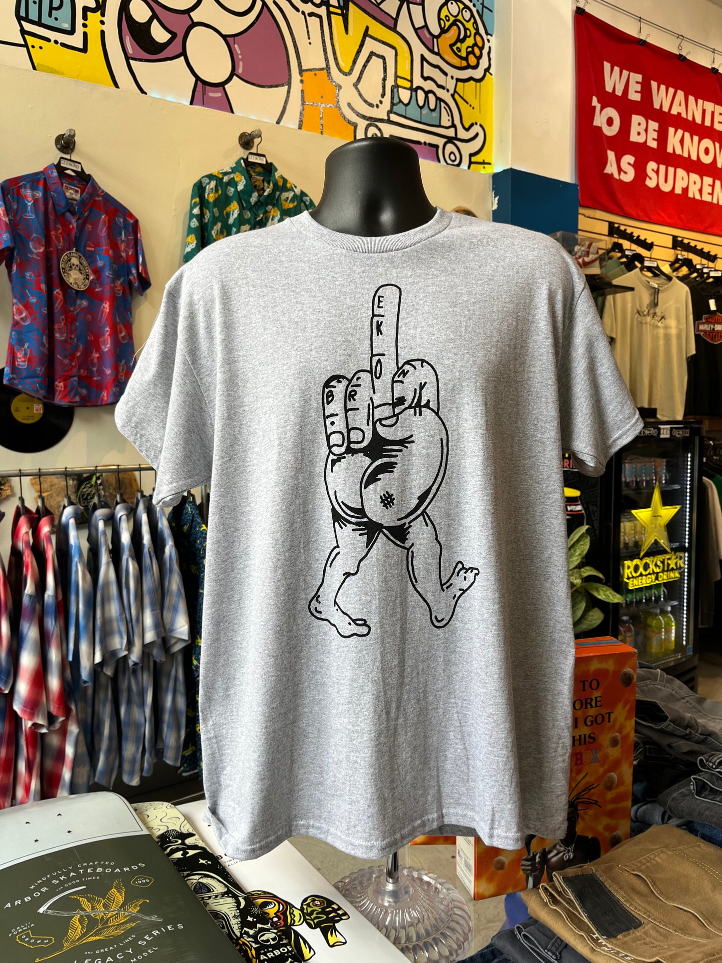 Middle Finger with Legs