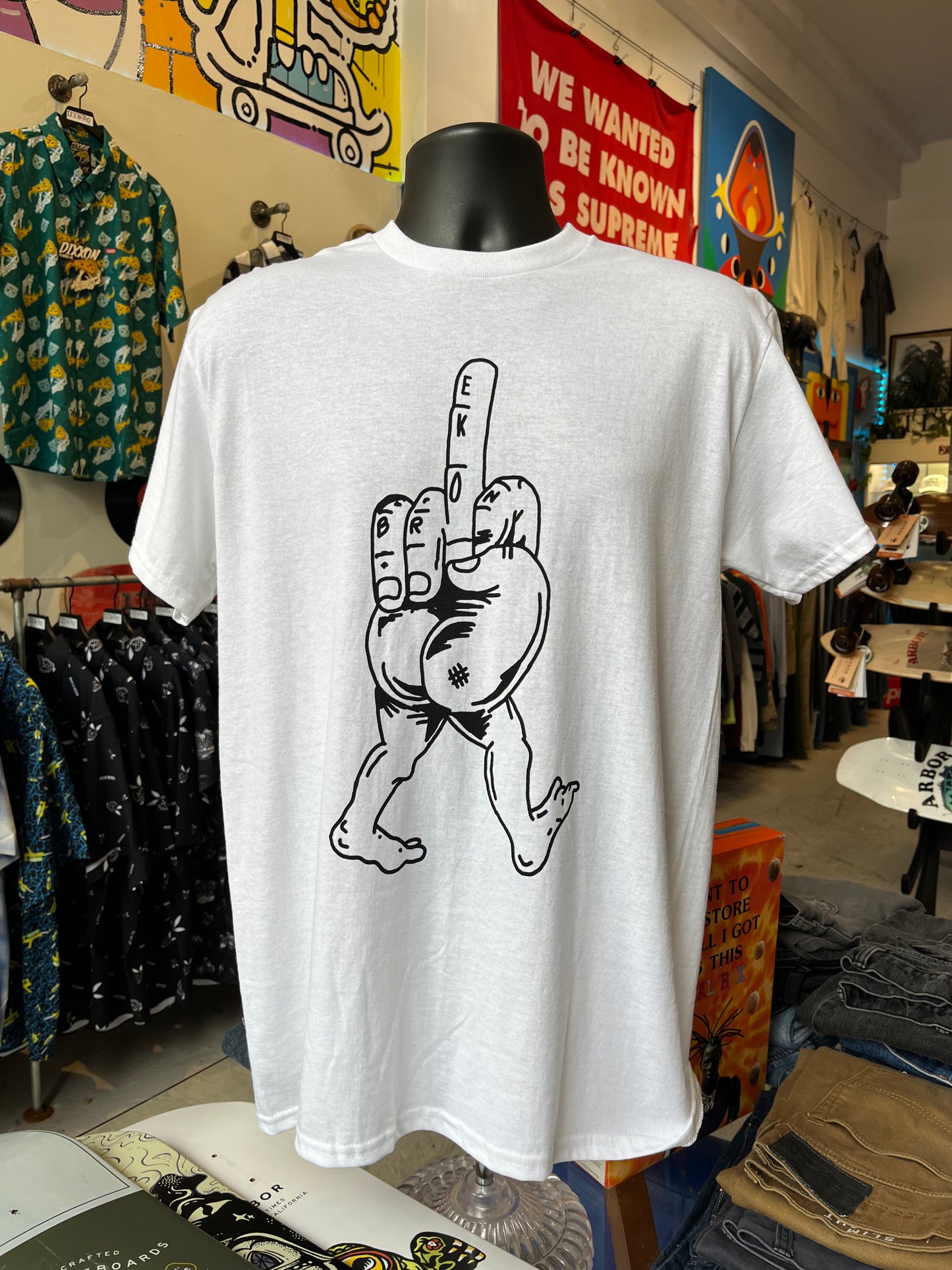 Middle Finger with Legs