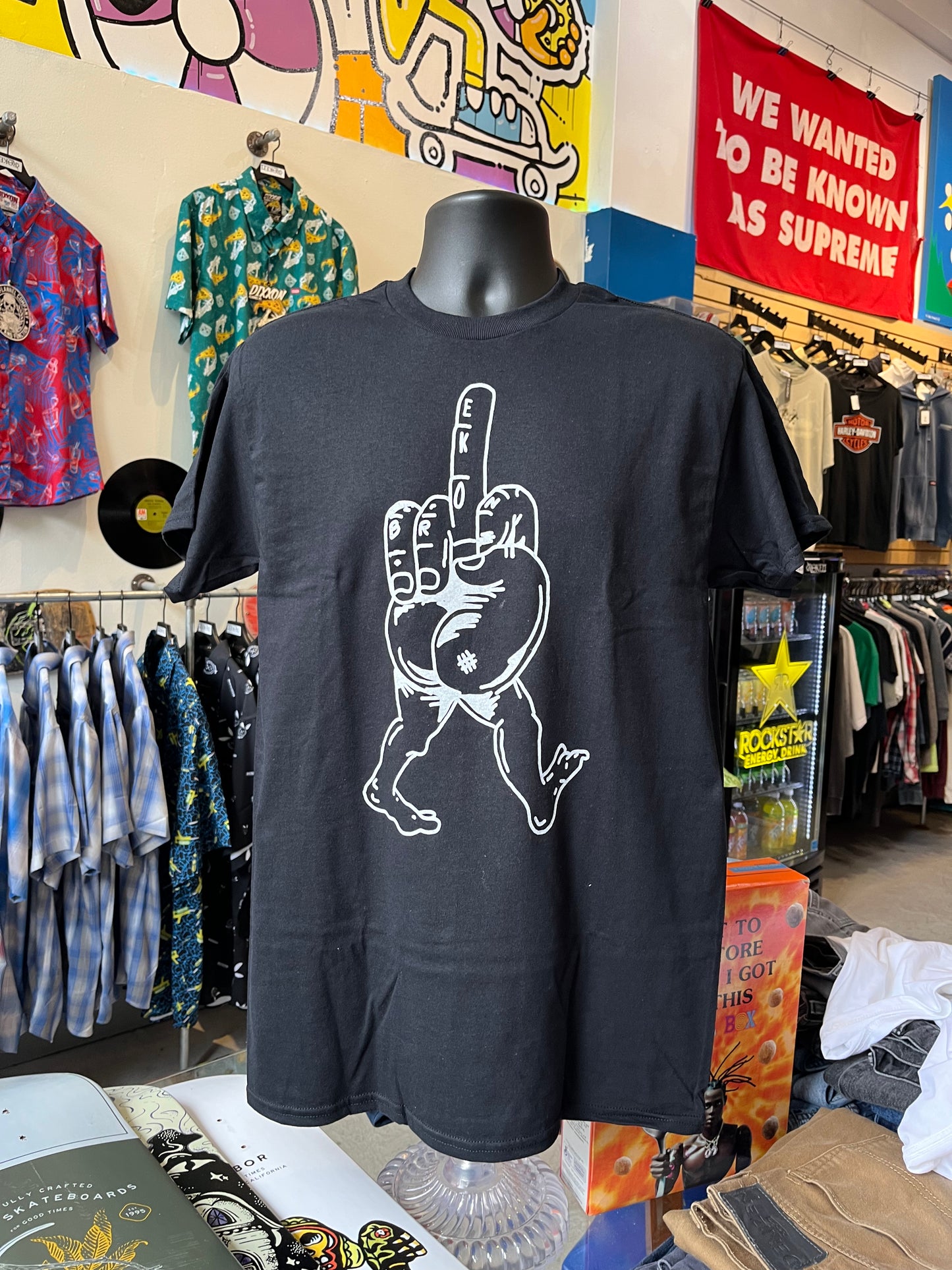 Middle Finger with Legs