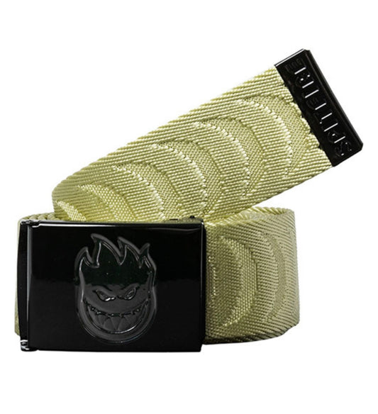 SPITFIRE BIGHEAD CRESCENT JACQUARD BELT TAN