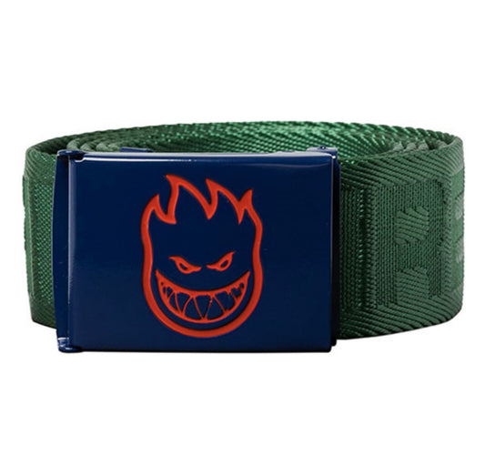 SPITFIRE CLASSIC 87 JACQUARD BELT DARK GREEN/NAVY/RED