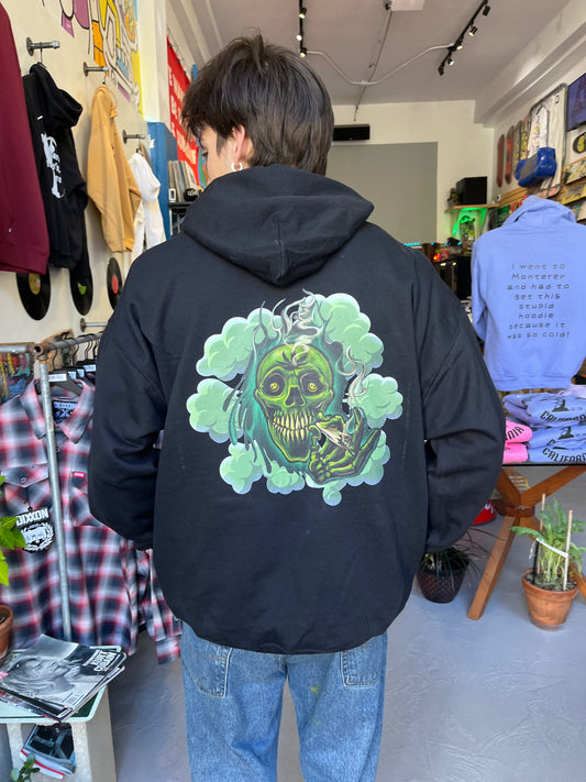 Smoking Skull Hoodie